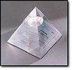 lucite pyramid